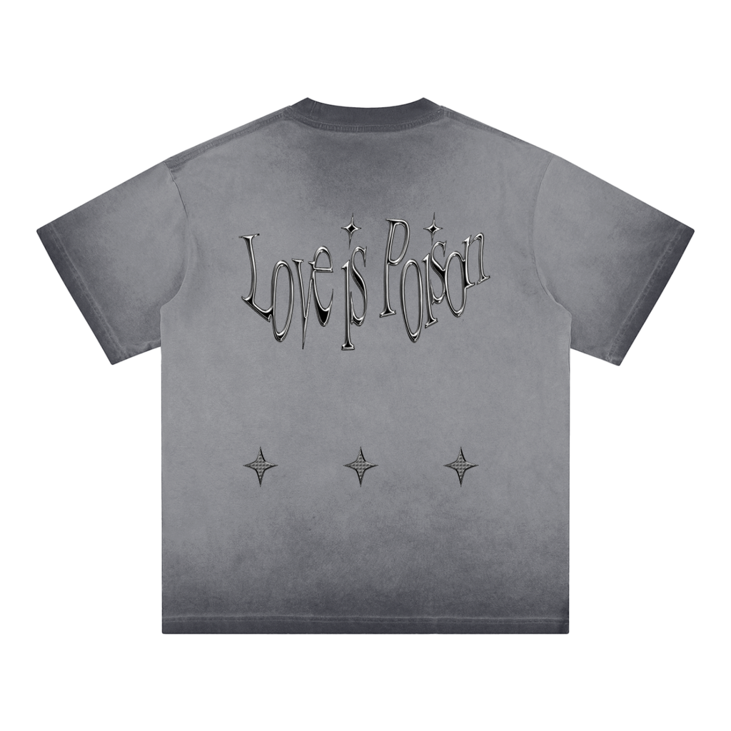 Reverse Dyed Loose Cotton T-Shirt